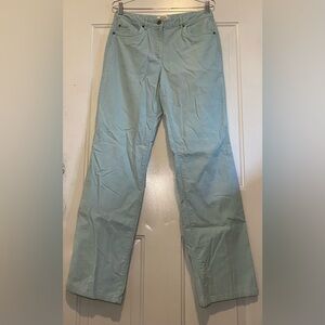 Talbots Women’s Light Blue Corduroy Pants Stretch Cotton Size 6 EUC Straight